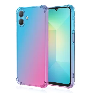 Удароустойчив калъф Gradient Color Anti-Drop за Samsung Galaxy A07, син-розов