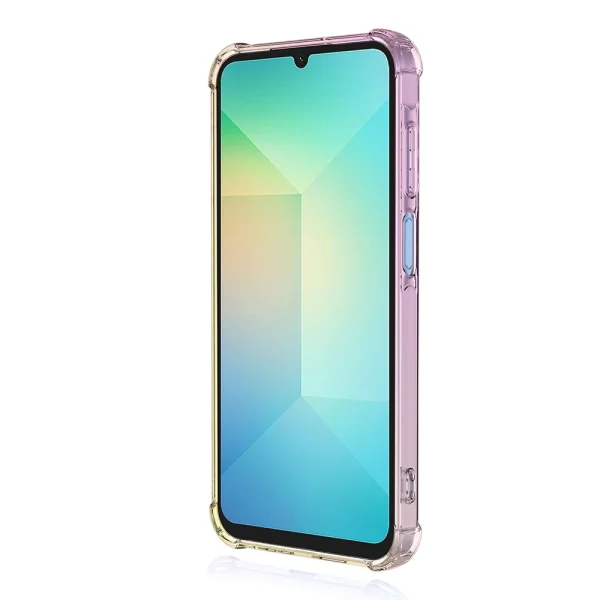 Удароустойчив калъф Gradient Color Anti-Drop за Samsung Galaxy A07, розов-златен 3