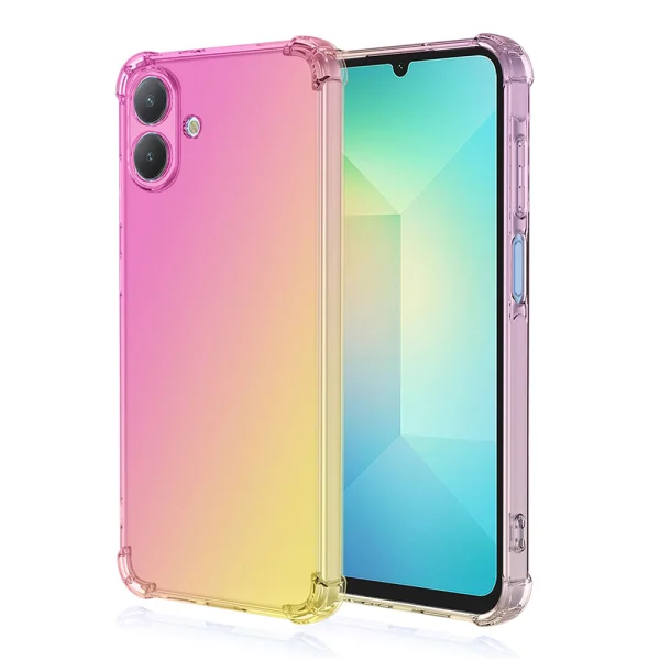 Удароустойчив калъф Gradient Color Anti-Drop за Samsung Galaxy A07, розов-златен 1