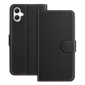 Калъф тефтер Wallet Stand Solid Color за Samsung Galaxy A07, черен