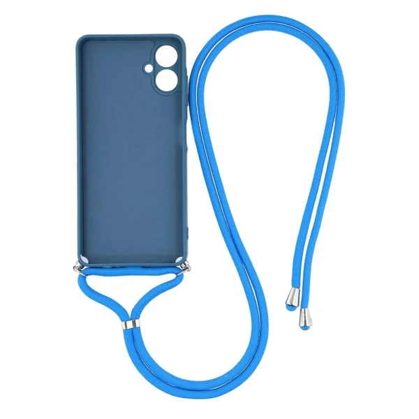 Anti-Shock case with lanyard for Samsung Galaxy A07, blue 2