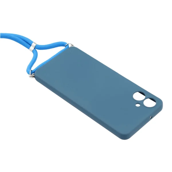 Anti-Shock case with lanyard for Samsung Galaxy A07, blue 5