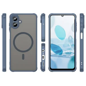 Shockproof case MagSF Matte for Samsung Galaxy A07, blue 3