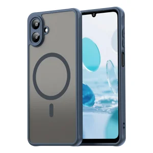 Удароустойчив калъф MagSF Matte за Samsung Galaxy A07, син