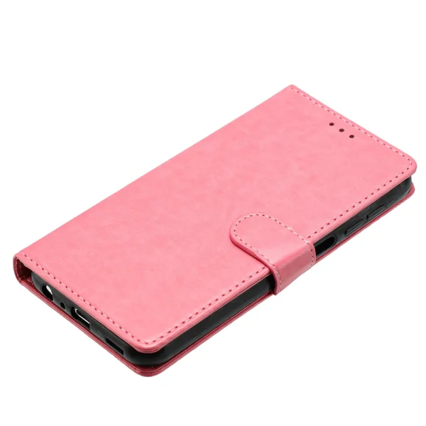 Wallet Stand Leather Handy Strap case for Samsung Galaxy A27, pink 6