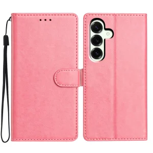 Wallet Stand Leather Handy Strap case for Samsung Galaxy A27, pink 3