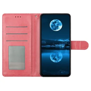 Wallet Stand Leather Handy Strap case for Samsung Galaxy A27, pink 5