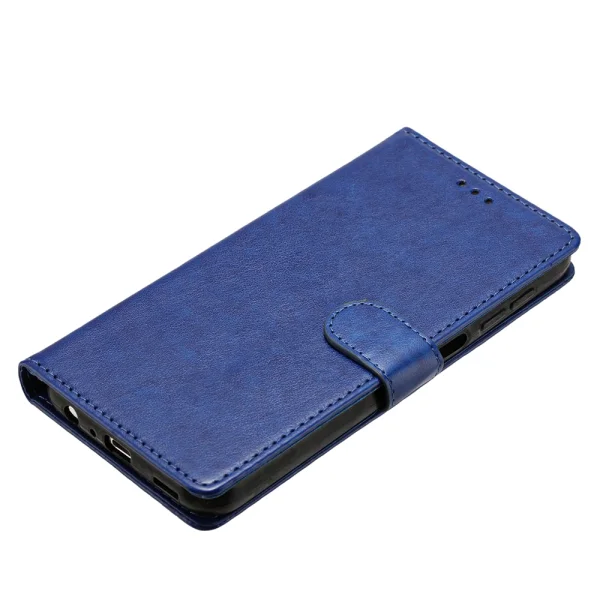 Wallet Stand Leather Handy Strap case for Samsung Galaxy A27, blue 5