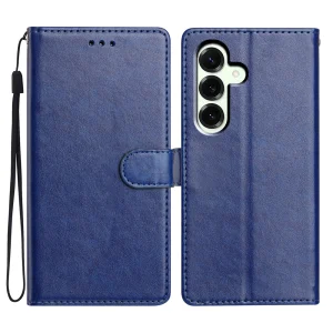 Wallet Stand Leather Handy Strap case for Samsung Galaxy A27, blue 3