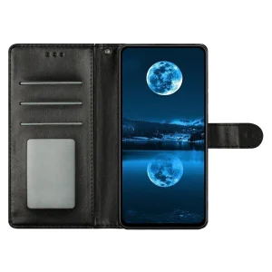 Wallet Stand Leather Handy Strap case for Samsung Galaxy A27, black 4
