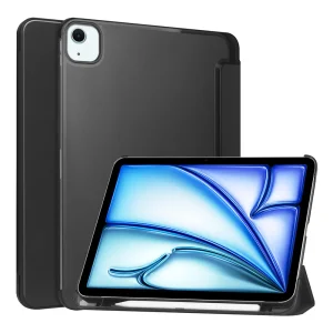 Folio tablet case Tri-Fold Leather + PC Matte for iPad Air 13 (2026), black