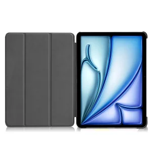 Auto Wake / Sleep Tri-Fold Stand Leather Tablet Flip Case for iPad Air 13 (2026), black 4
