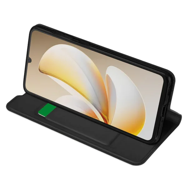 Techsuit Magskin Book wallet case for Realme Note 70T, black 3
