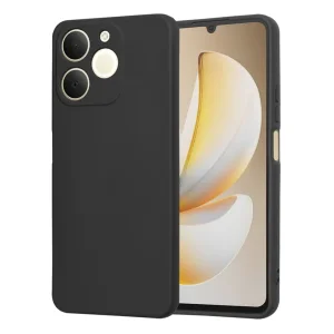 Силиконов калъф Techsuit SoftFlex за Realme Note 70T, черен