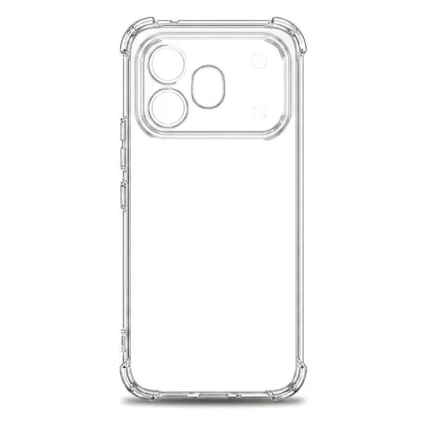 Techsuit Shockproof Silicone Case for Honor 600 pro, Transparent 2