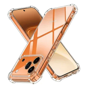 Techsuit Shockproof Silicone Case for Honor 600 pro, Transparent 3