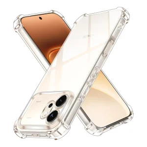 Techsuit Shockproof Silicone Case for Honor 600, Transparent 3