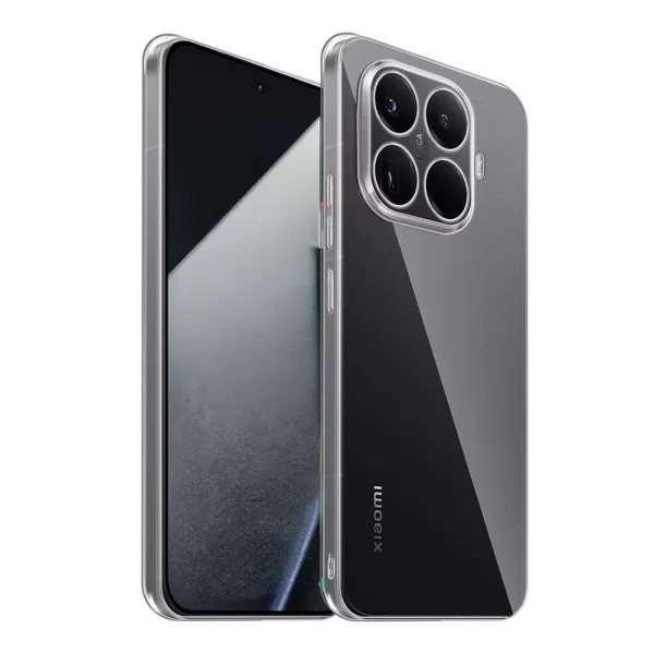 Силиконов калъф 2mm за Xiaomi 15T Pro (camera protection), прозрачен 1