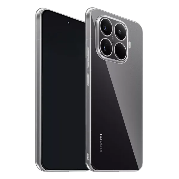 Силиконов калъф 2mm за Xiaomi 15T Pro (camera protection), прозрачен 3