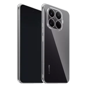 Силиконов калъф 2mm за Xiaomi 15T Pro (camera protection), прозрачен 3