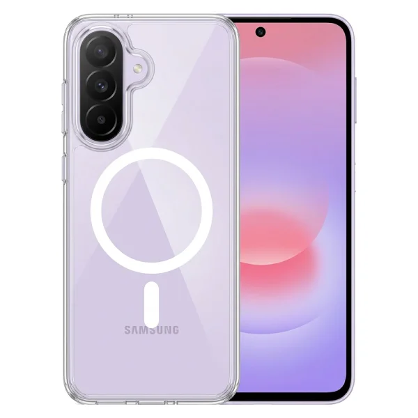Shockproof case Mag Cover MagSF for Samsung Galaxy A27 5G, transparent 1