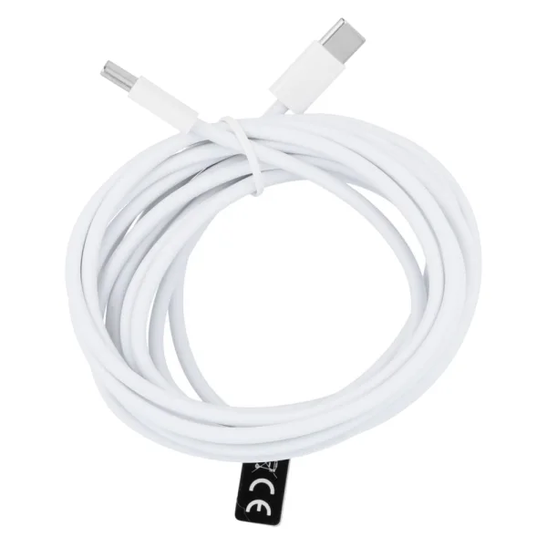 Кабел HD26 Type-C към Type-C PD3,0, 3A, 30W, 3M, бял 1