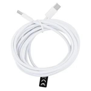 Кабел HD26 Type-C към Type-C PD3,0, 3A, 30W, 3M, бял