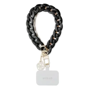 Универсална връзка за телефон Guess Wrist Strap 4G Charm, черна