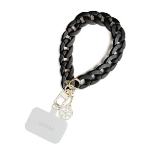 Universal phone strap Guess Wrist Strap 4G Charm, black 3