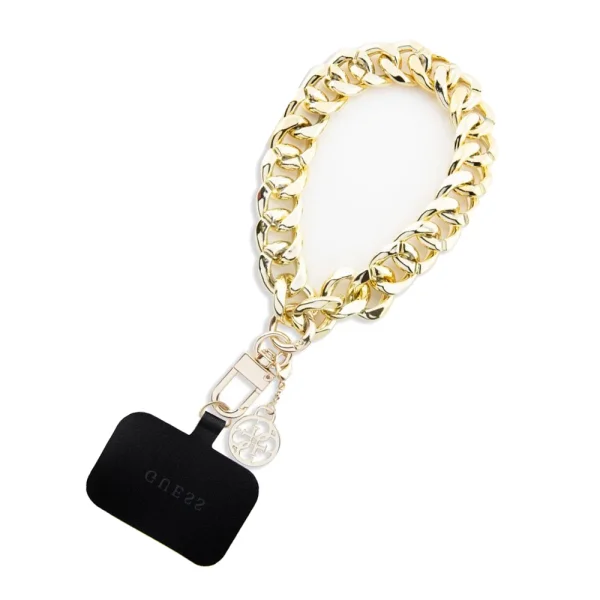 Универсална връзка за телефон Guess Wrist Strap 4G Charm, златен 3
