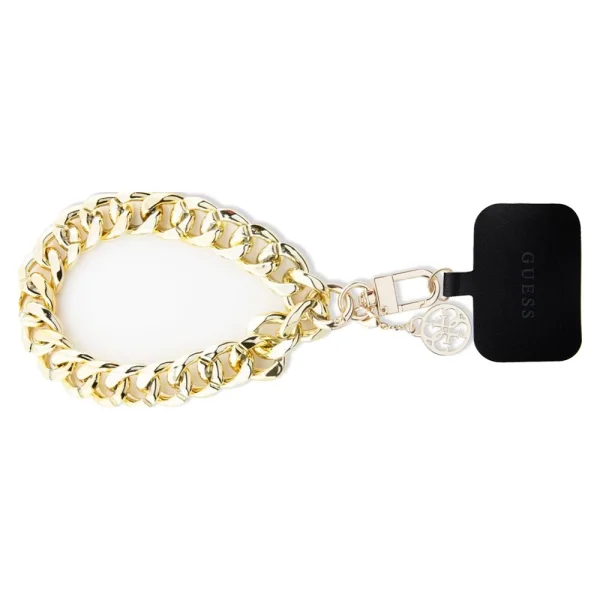 Универсална връзка за телефон Guess Wrist Strap 4G Charm, златен 2