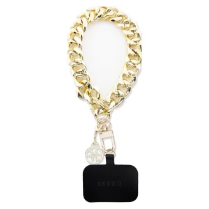 Универсална връзка за телефон Guess Wrist Strap 4G Charm, златен