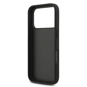 Guess PU 4G Metal Logo Strap Case for iPhone 18 Pro, black 5