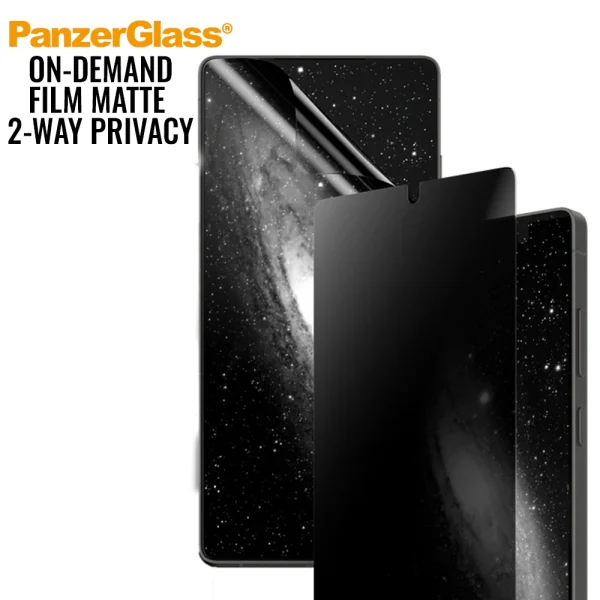 On-Demand Screen Protector by PanzerGlass Film Matte 2-Way Privacy 1