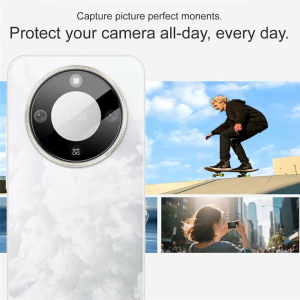 Glass camera protector for Honor Magic8 Lite, black 3