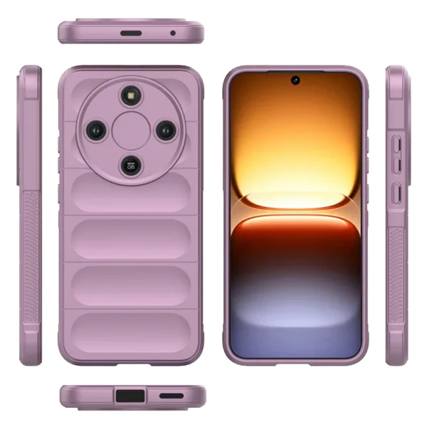 Силиконов калъф Techsuit Magic Shield за Honor Magic8 Lite, лилав 2