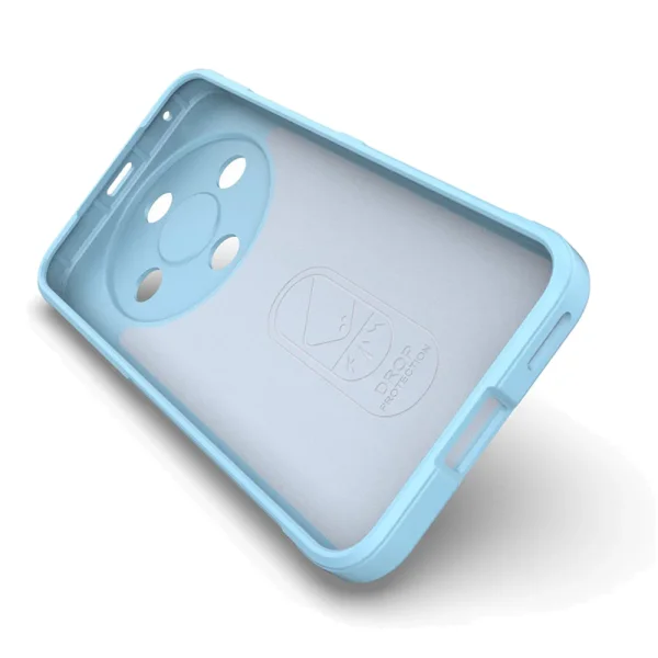 Techsuit Magic Shield Silicone Case for Honor Magic8 Lite, blue 4