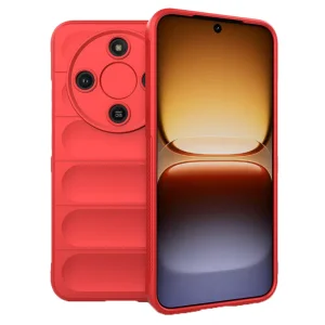 Силиконов калъф Techsuit Magic Shield за Honor Magic8 Lite, червен