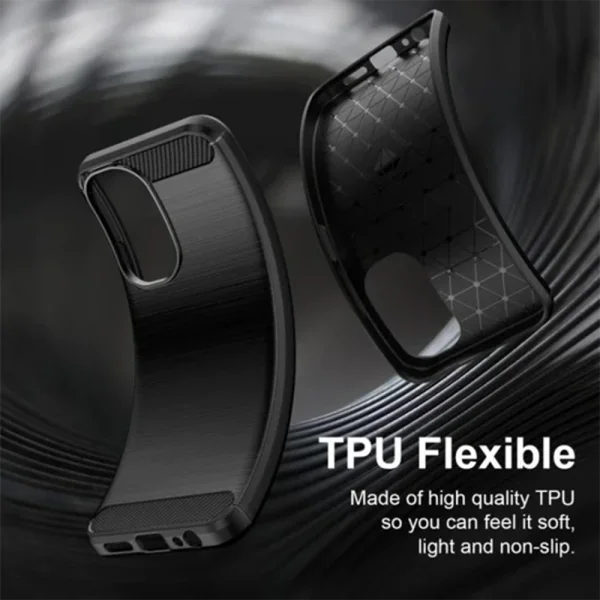 Калъф Techsuit Carbon Silicone за Xiaomi Redmi A7 Pro 4G, черен 3