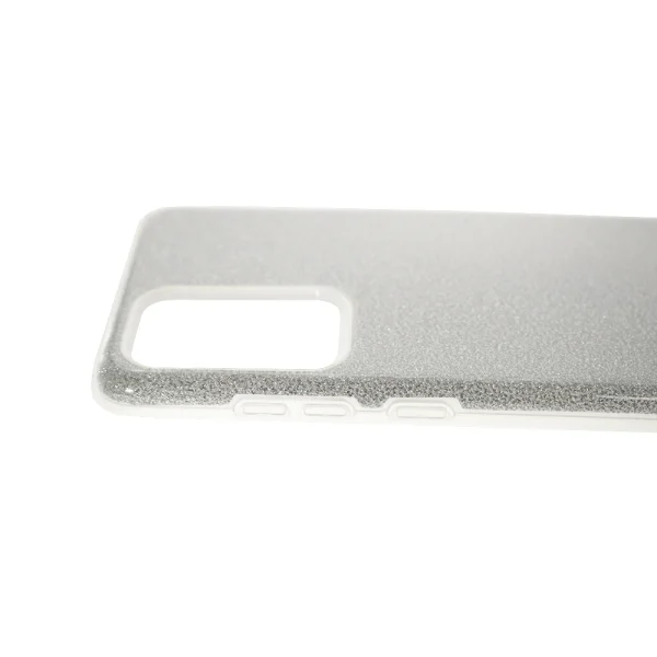 Shockproof Case Shining for Samsung Galaxy A52, Silver 2
