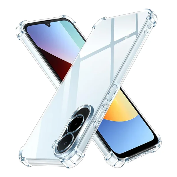 Techsuit Shockproof Clear Silicone case for Xiaomi Redmi A7 Pro 4G, transparent 2