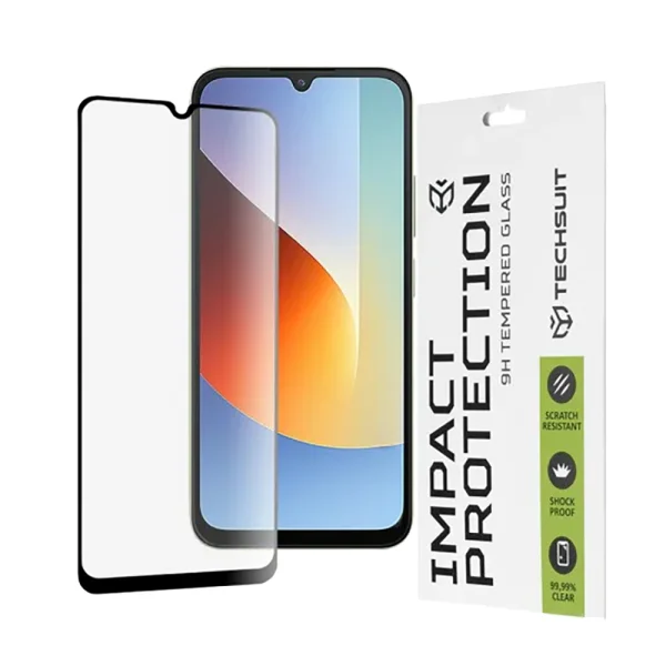 Стъклен протектор Full Glue за Xiaomi Redmi A7 Pro 4G, черен 3