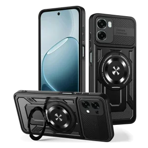 Удароустойчив калъф Techsuit RuggedCam за Oppo A6x 4G/A6x 5G, черен