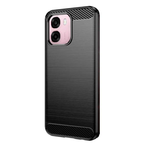 Techsuit Carbon Silicone Case for Oppo A6x 4G/A6x 5G, black 2