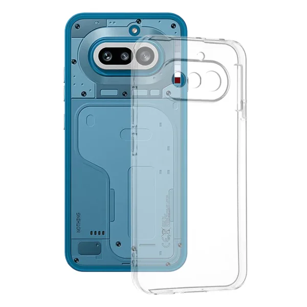 Techsuit Clear Silicone case for Nothing Phone (4a), transparent 1
