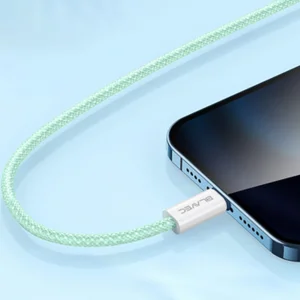 USB Кабел Blavec Candy, Type-C, PD, 60W, 3A, 3m, Apple CarPlay/Android Auto (CCA-CC3GN30), зелен 3