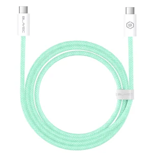 USB Кабел Blavec Candy, Type-C, PD, 60W, 3A, 3m, Apple CarPlay/Android Auto (CCA-CC3GN30), зелен