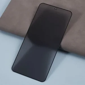Glass screen protector 5D Full Glue PRIVACY Samsung Galaxy S25, black 3