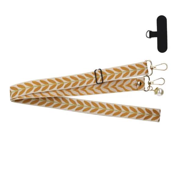 Universal phone strap FZ-1, yellow-beige 2
