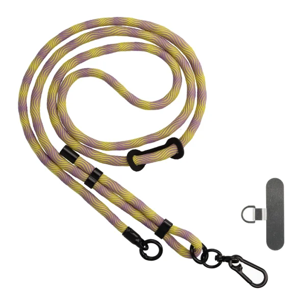 Universal phone strap GC-M2-028, yellow-purple 2